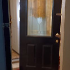 36 In Metal Exterior Door With Glass