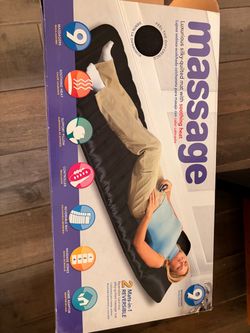 Silky-Quilted Massage Mat with Heat