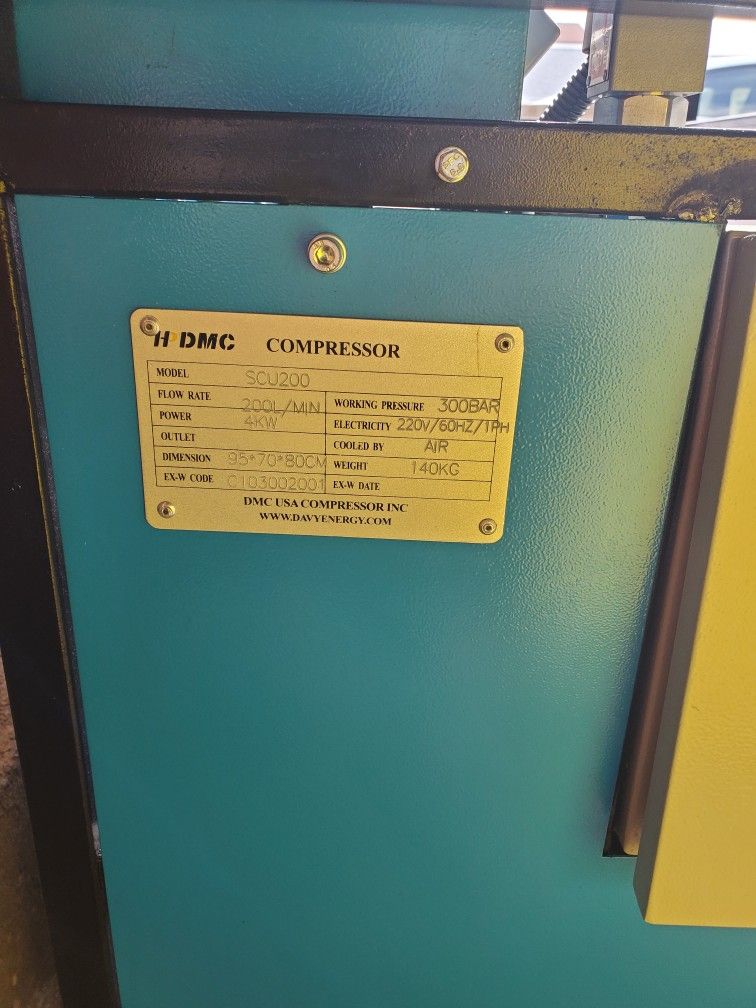 Scuba Tank Refill Compressor . for Sale in Montclair, CA OfferUp