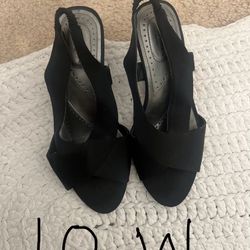 Black Low Pumps Heels 10w