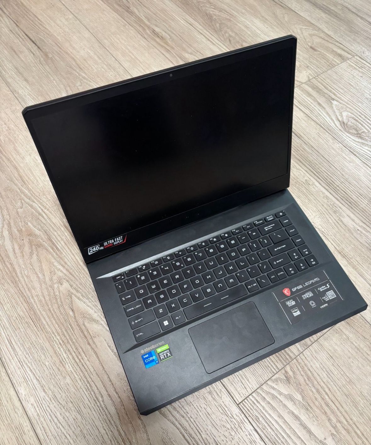 MSI GP66 Leopard Gaming Laptop computer, Intel i7-11800H, 16GB RAM, RTX 3080, 1TB SSD, Windows 11 Home