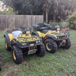 2 Honda 450 Foremans 4x4