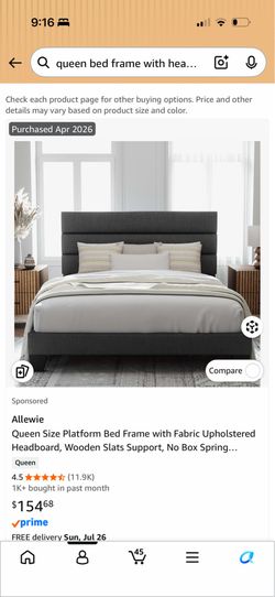 Bed frame( Queen size)