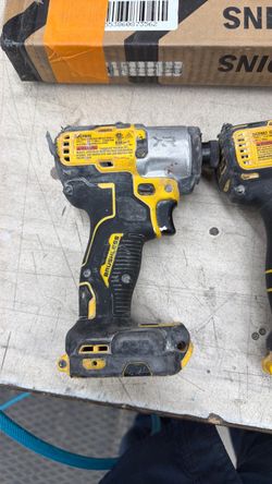 DeWalt impacts and drill