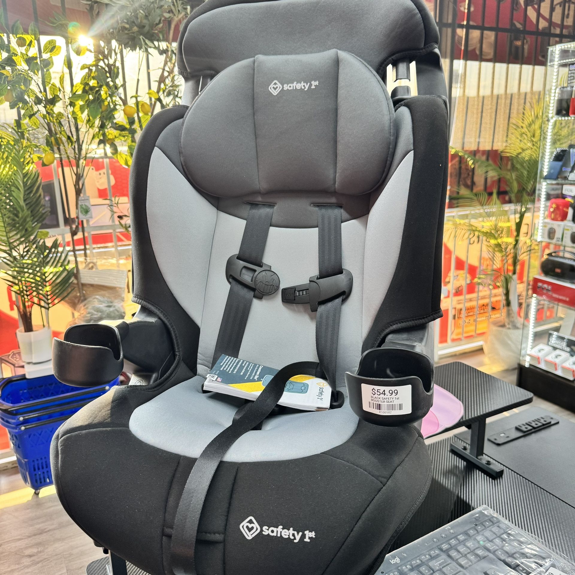 Safety 1st Grand 2 in 1 Booster Car Seat Converts from High Back to Belt Positioning Booster High Back Seat for Kids 40 65 and Belt Positioning 40