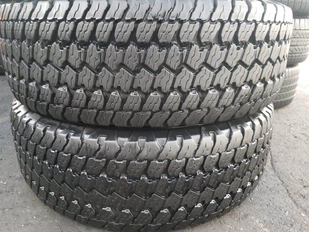 Two good set of Goodyear tires for sale 265/70/17