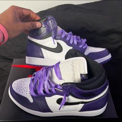 Jordan 1 Court Purple 