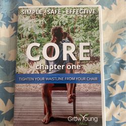 Core Chapter One Chair Seated Workout Fitness For Seniors DVD