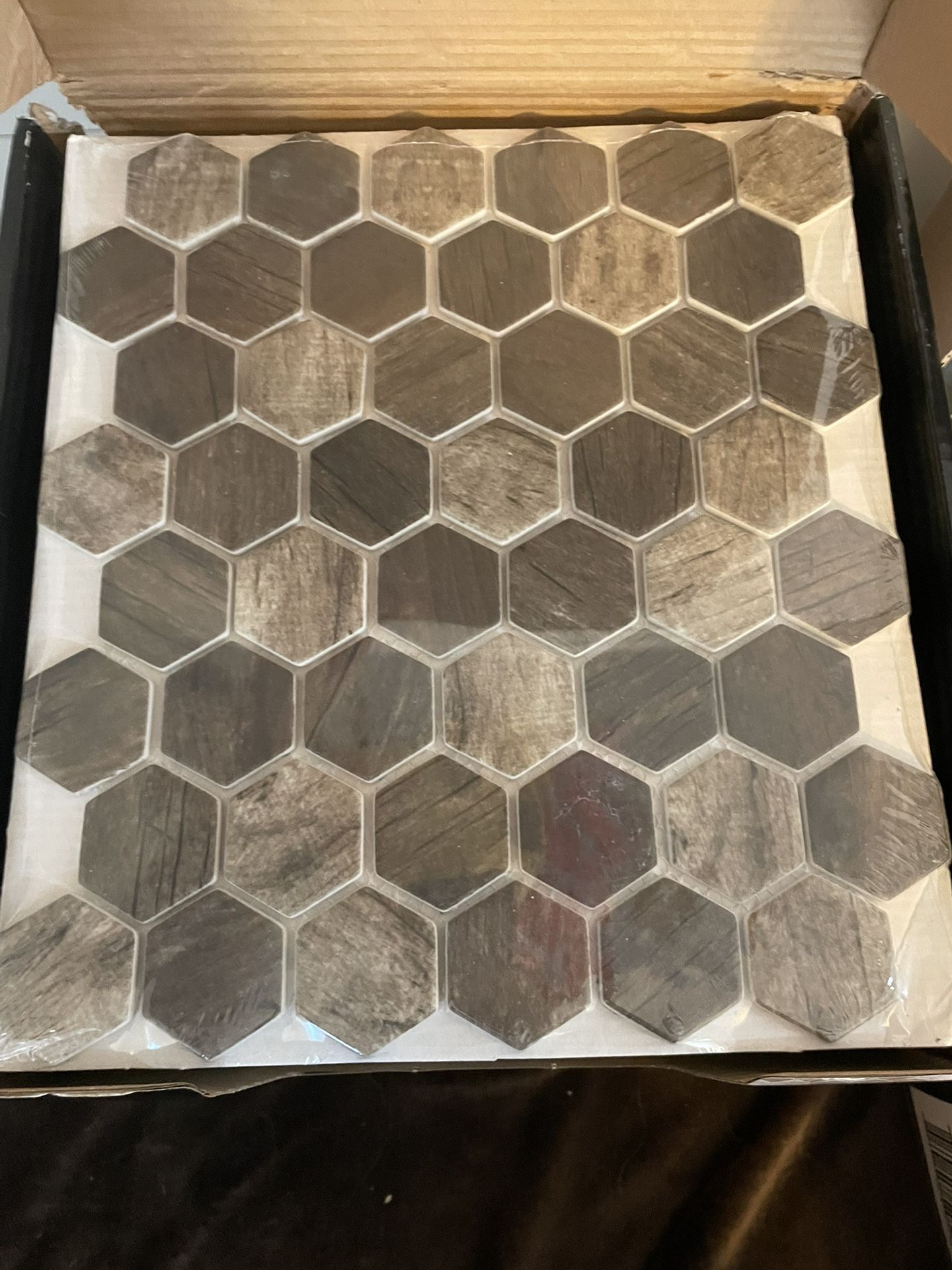 Sandhills 2 in. Hexagon 12 in. x 12 in. x 0.24 in. Glass Mesh-Mounted Mosaic Wall Tile