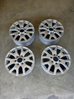 17" 2024 2025 2026 Toyota Tacoma Silver OEM wheels
