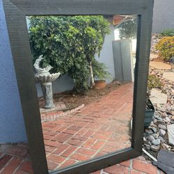 Wooden Framed Mirror
