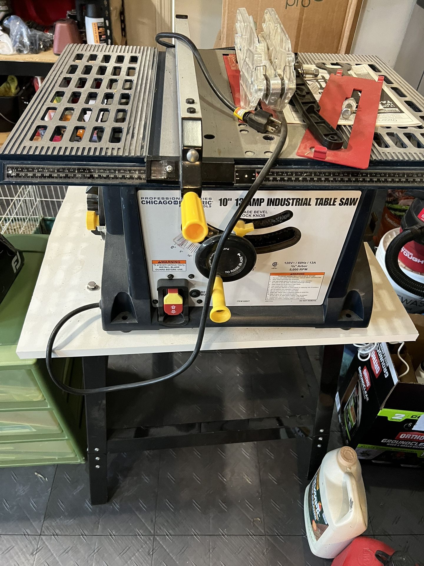 Harbor Freight 10” Table Saw With Stand