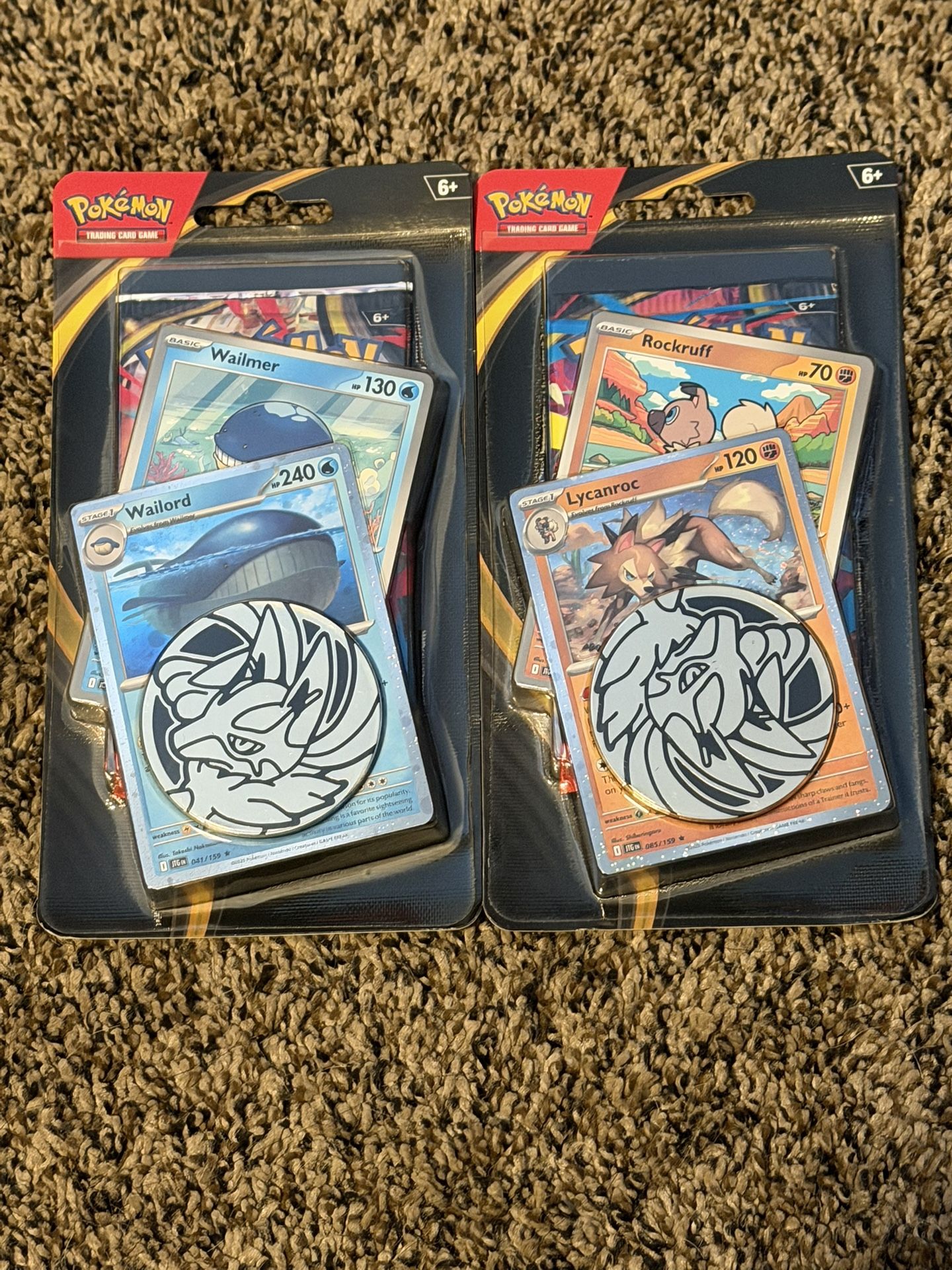 2 Mega Evolution blister Pack With collectible Coin And 2 Promo Cards Included