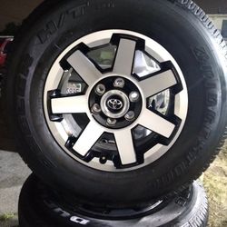 Juego De Rines Para Trocas Toyota Tacomas 4rruner Secoya Tundra Nissan Frontier Yantas Comonuevas Medida 17