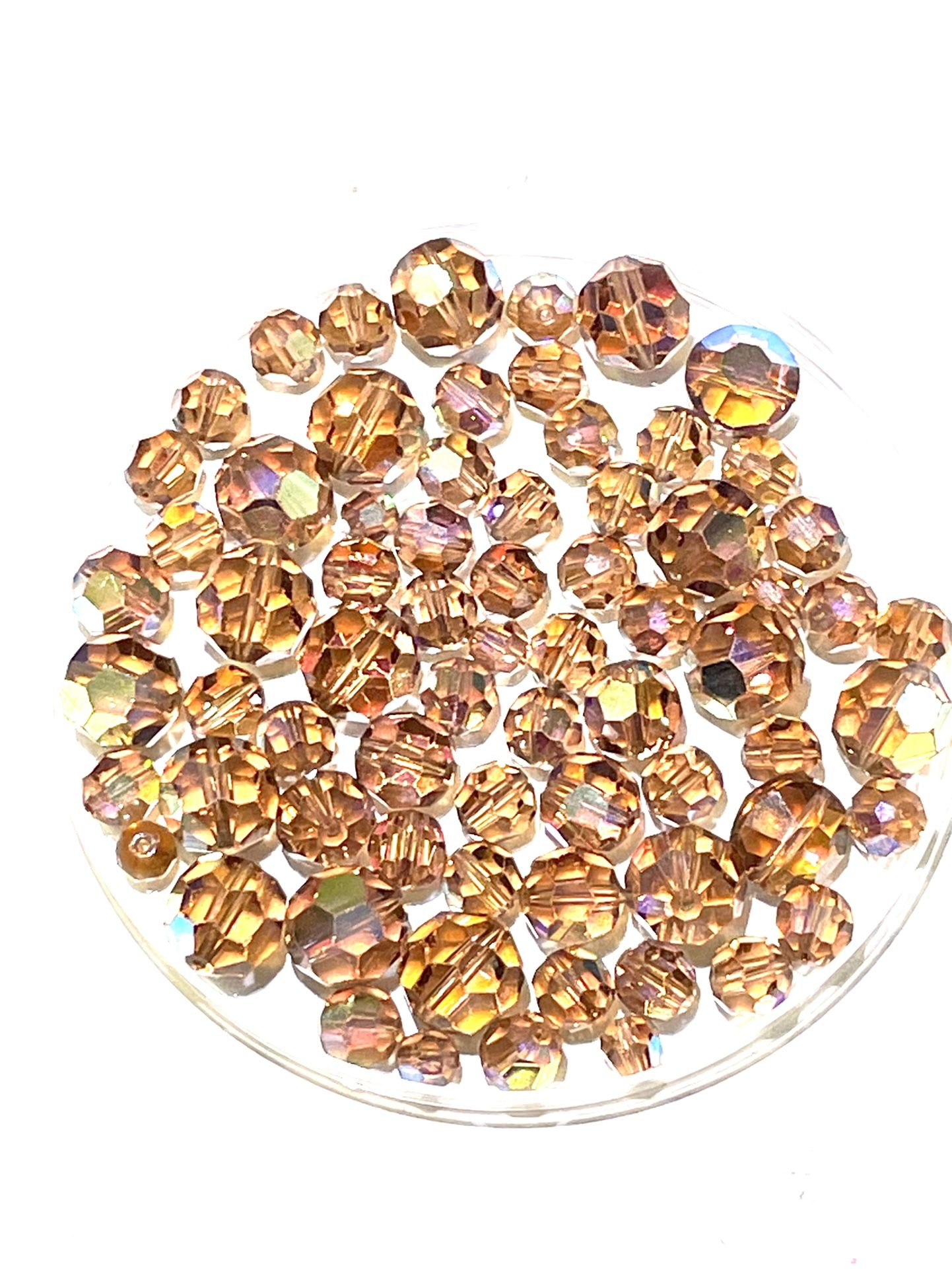 Vintage Golden Brown Crystals