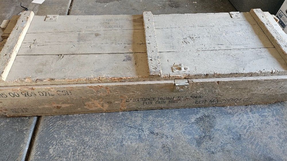 Old Military Wooden Crate