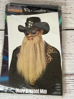Sharp Dressed Man Mustache/Beard Costume