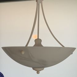 Ceiling lamp decor white marble glass