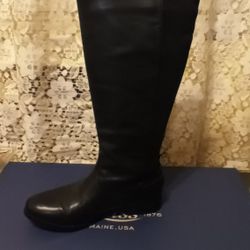 Ladies Black Leather Boots