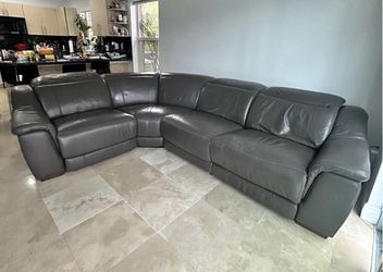 Leather Sofa Sectional Reclining . Price Including Delivery 