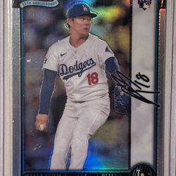2024 Bowman Chrome 25th Anniversary Rookie Yoshinobu Yamamoto