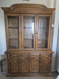 Lighted China Cabinet- Wood