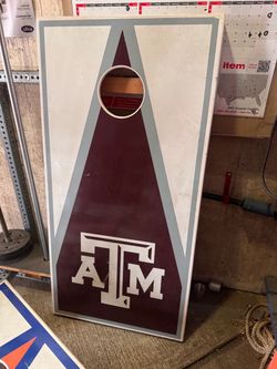 Texas A&M Sam Houston Cornhole Board