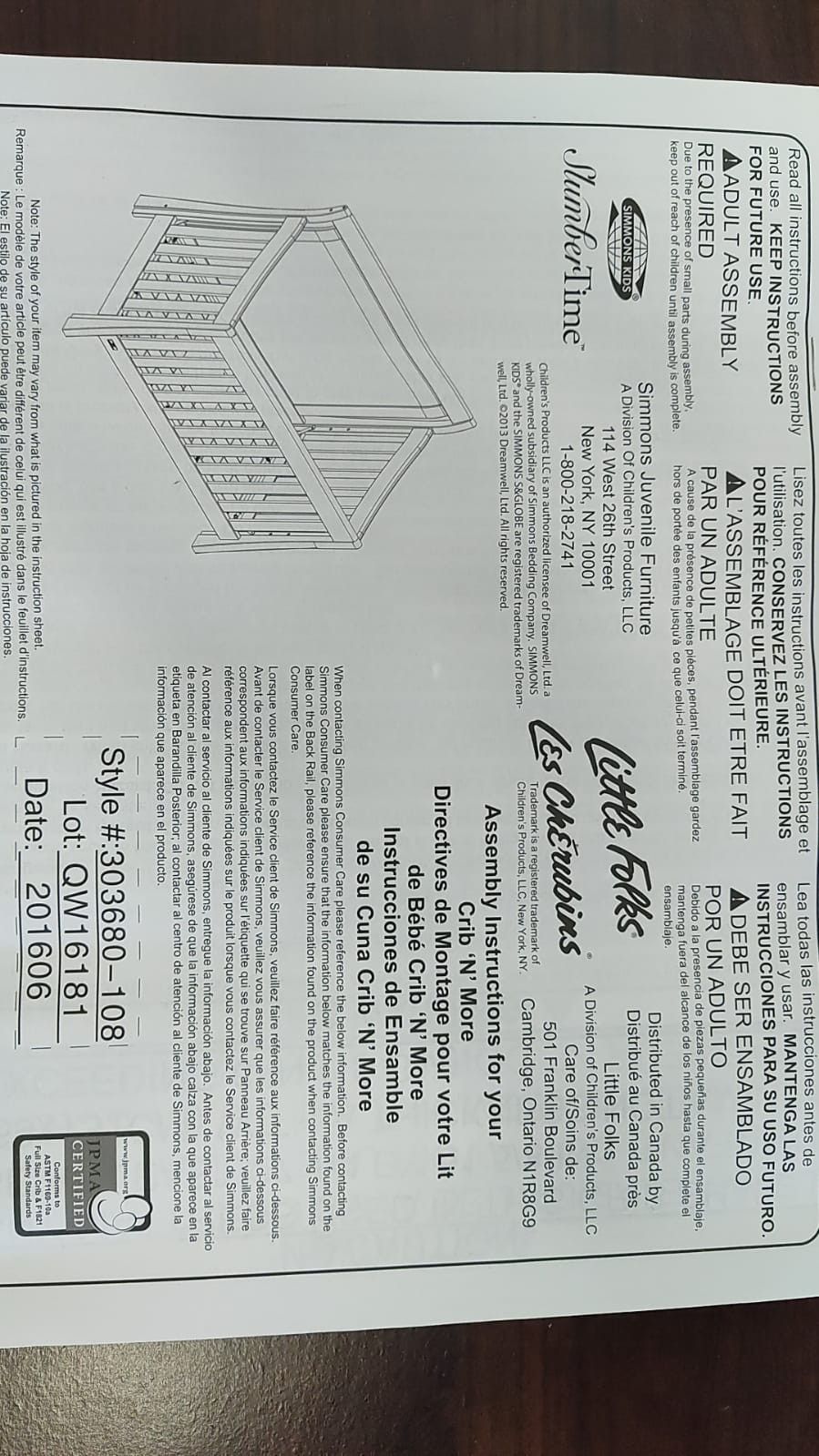 4 In 1 Convertible Crib