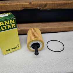 MANN HU719/7X Oil Filter AUDI VW OEM 071 115 562 - 045 115 466