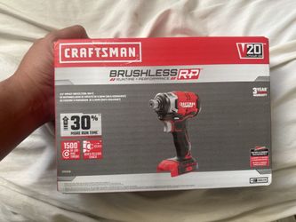 CRAFTSMAN® V20* BRUSHLESS RP™ Cordless 1/4-Inch Impact Driver (Tool Only)