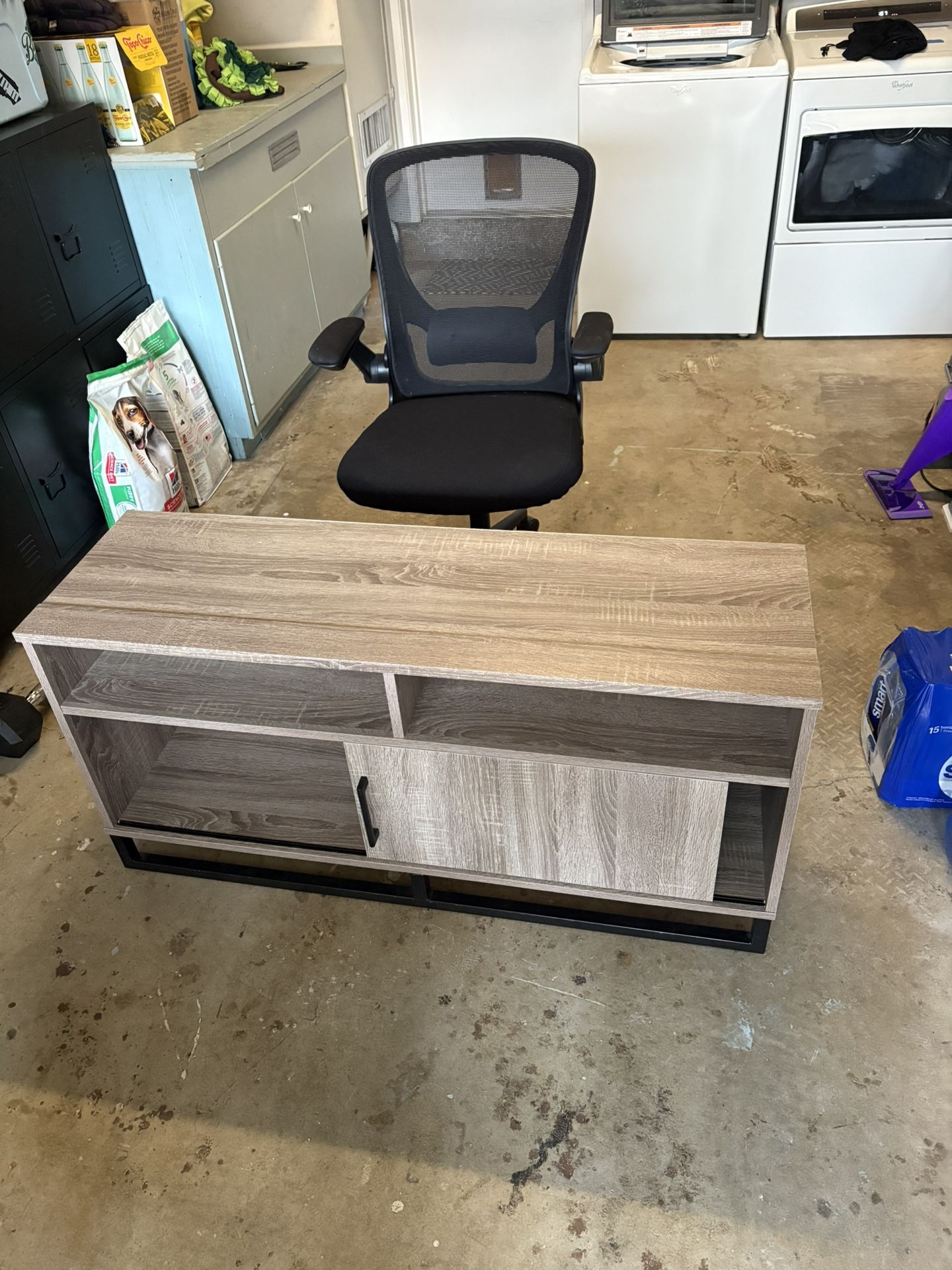 TV Stand and Desk Chair