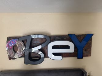 OBEY Sign