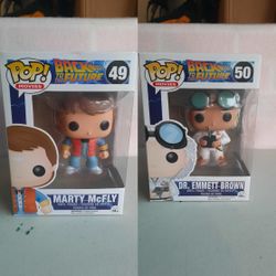 Back To The Future Funko Pops Set