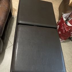 Black Center Storage Table