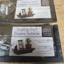 Floating shelf for small items