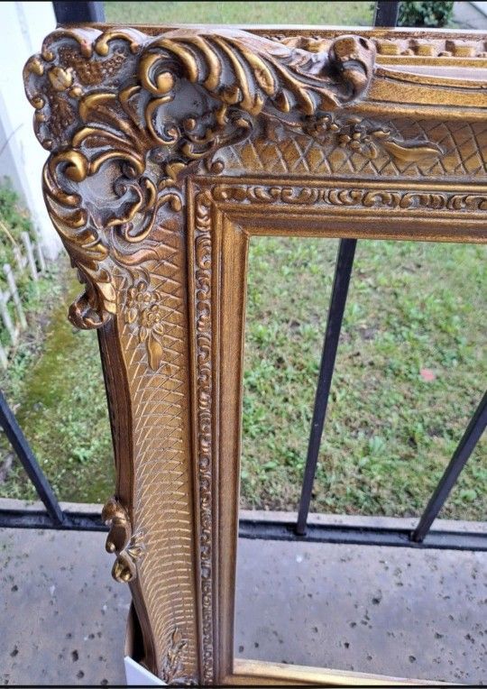 Beautiful 20" X 24" REAL WOOD BAROQUE NAPOLEON FRENCH ROCCOCO PICTURE FRAME**$140 EACH!!.
