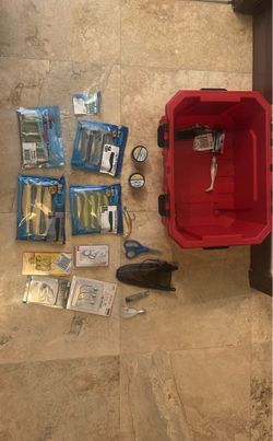 Fresh water tackle and Husky box