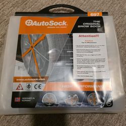 AutoSock HP697 Snow Socks Tire Chain Alternative