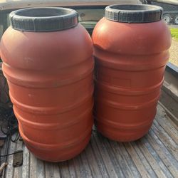 Plastic Barrels 
