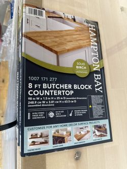 8FT Birch Butcher Block $245