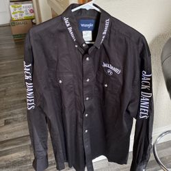 Long Sleeve Jack Daniels Button Down