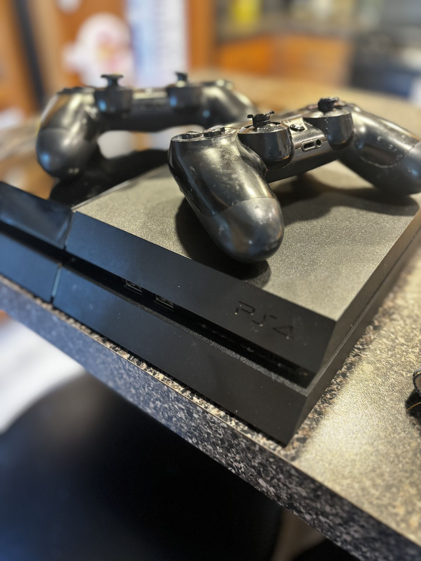 PS4 With Two Controllers