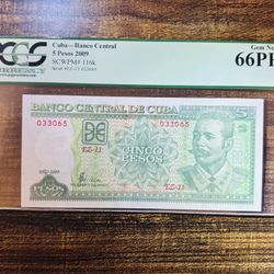 2009 Cuban Bank Note 
