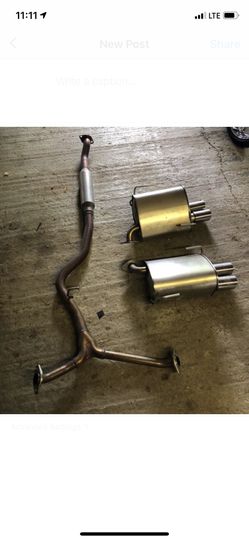 Stock wrx sti exhaust