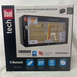 Dual 7" LCD Navigation Receiver XVM279NAV *New/Open Box*