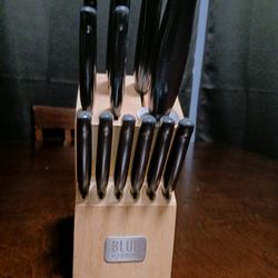 Blue Diamond Knife Block Set