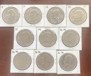 10 Piezas  Eisenhower Dollar