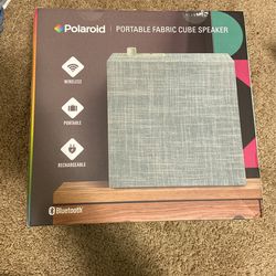 Polaroid Portable Fabric Cube Speaker