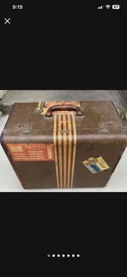 Vintage Antique Travel Shoe Case Fulton