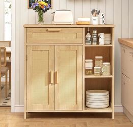 Sideboard Cabinet with Drawer and Shelves